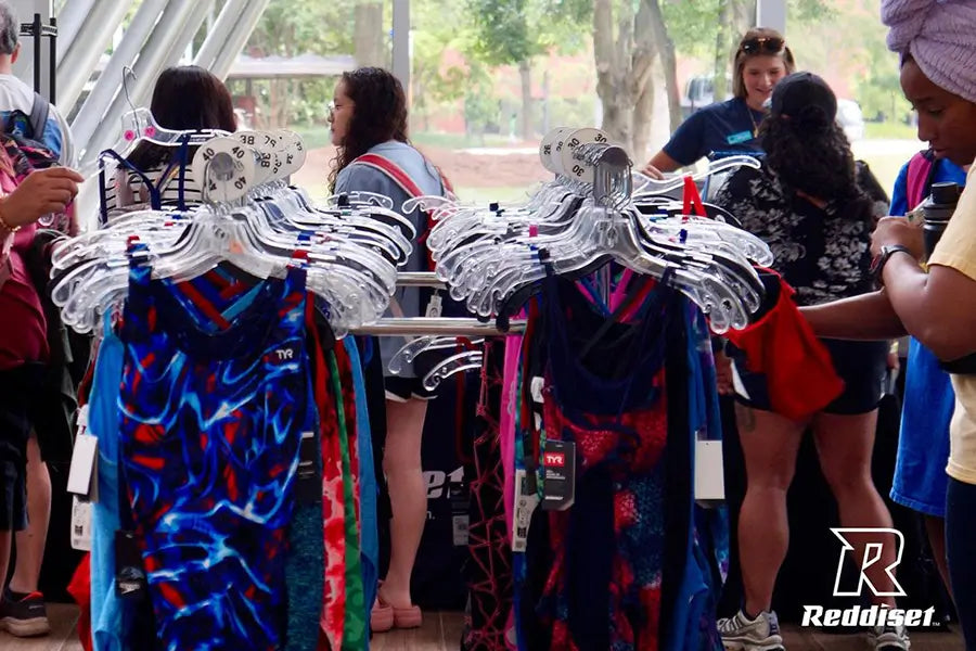 Reddiset mobile swim shop at Georgia Tech pool