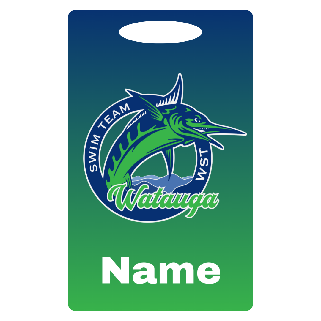 Aluminum Bag Tag (Customized) Logo 2 - Watauga