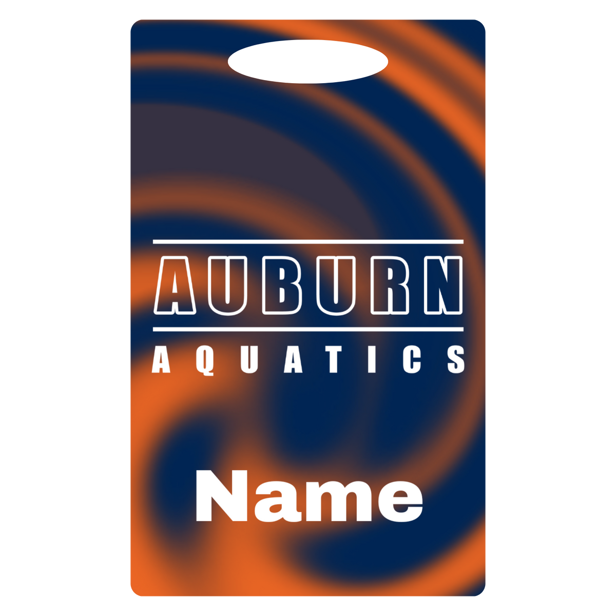 Aluminum Bag Tag (Customized) - Auburn