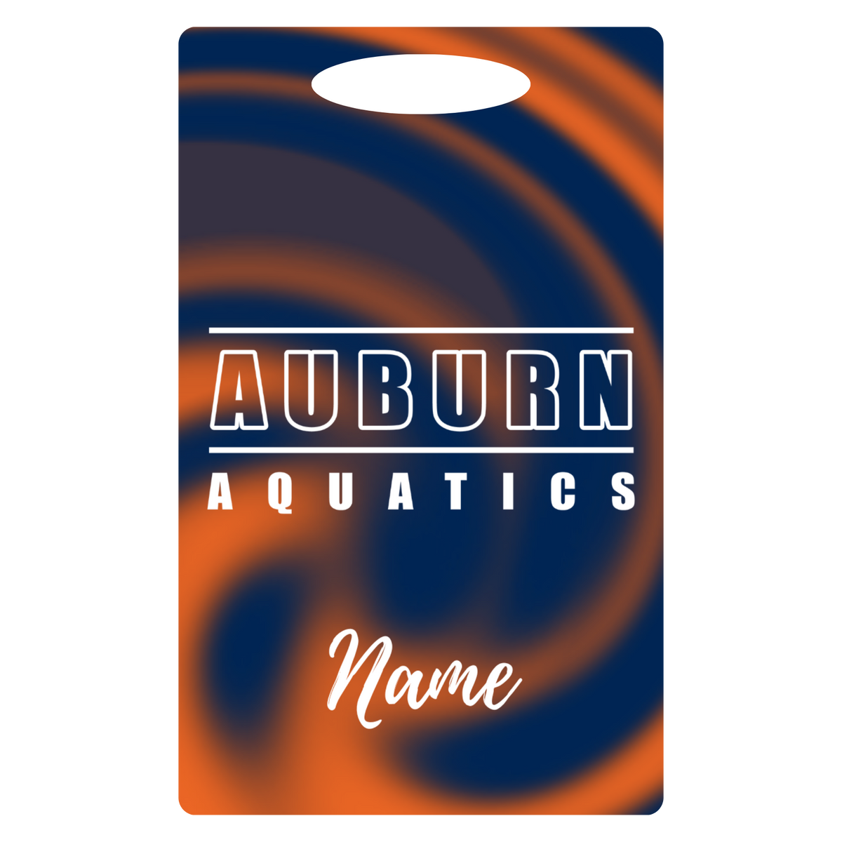 Aluminum Bag Tag (Customized) - Auburn