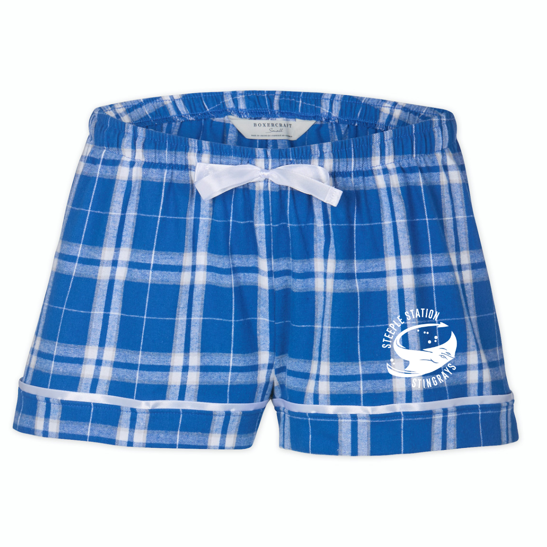 Boxercraft Women's Flannel Short (Customized) - Steeple Station
