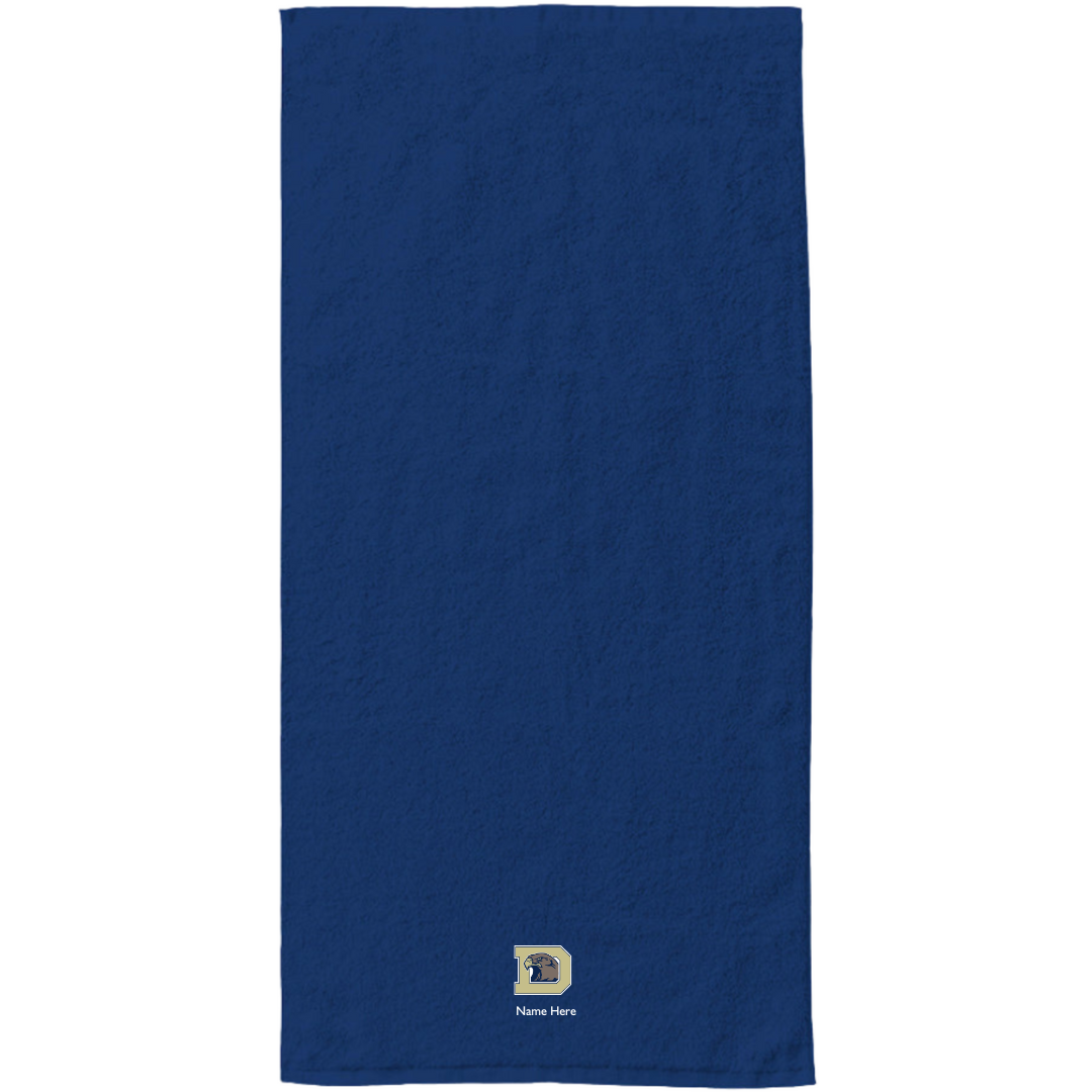 34" x 70" Velour Towel (Customized) - Dacula High School