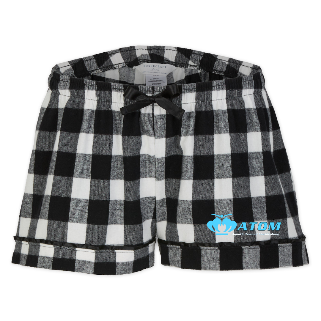 Boxercraft Women's Flannel Short (Customized) - ATOM