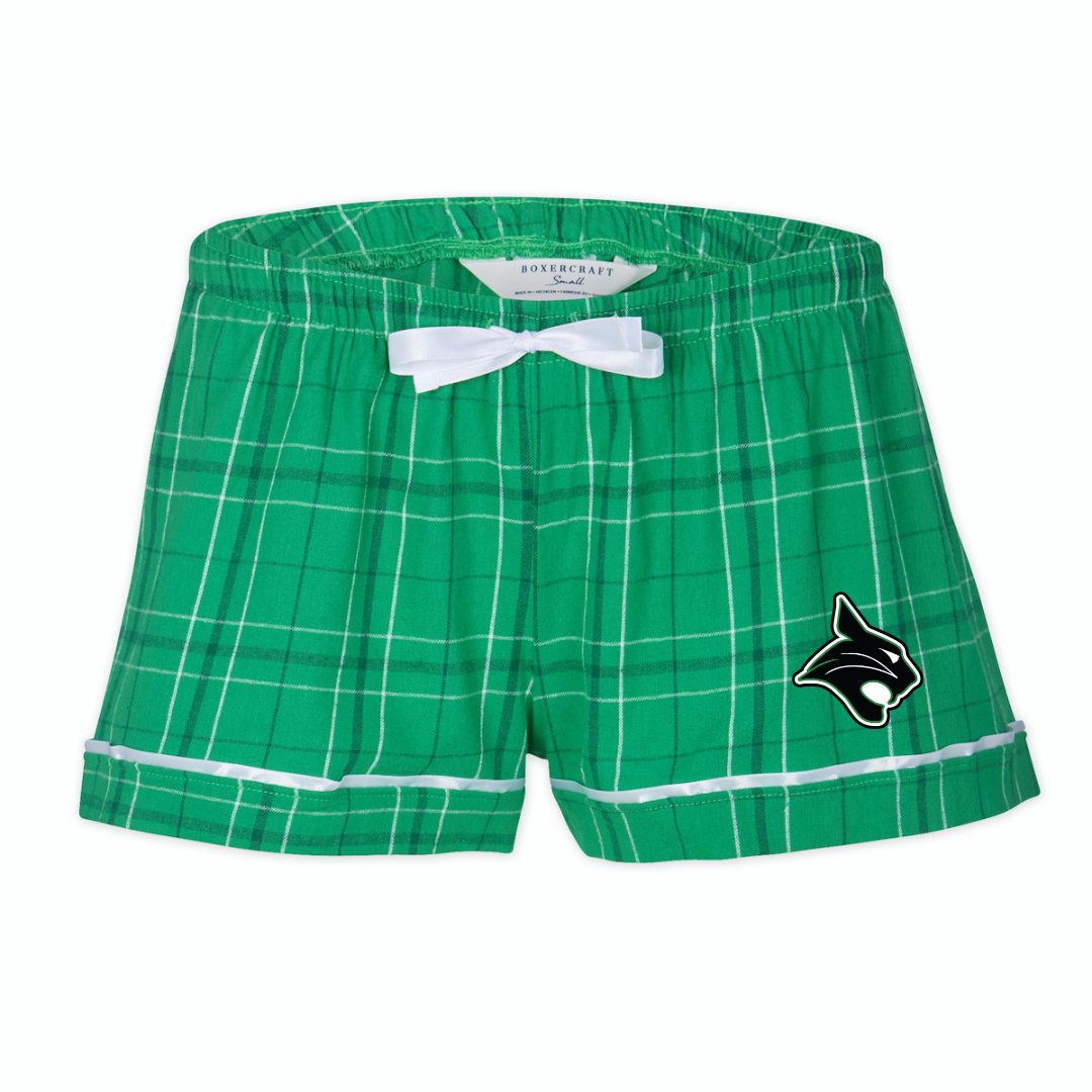 Boxercraft Women's Flannel Short (Customized) - Bluffton HS