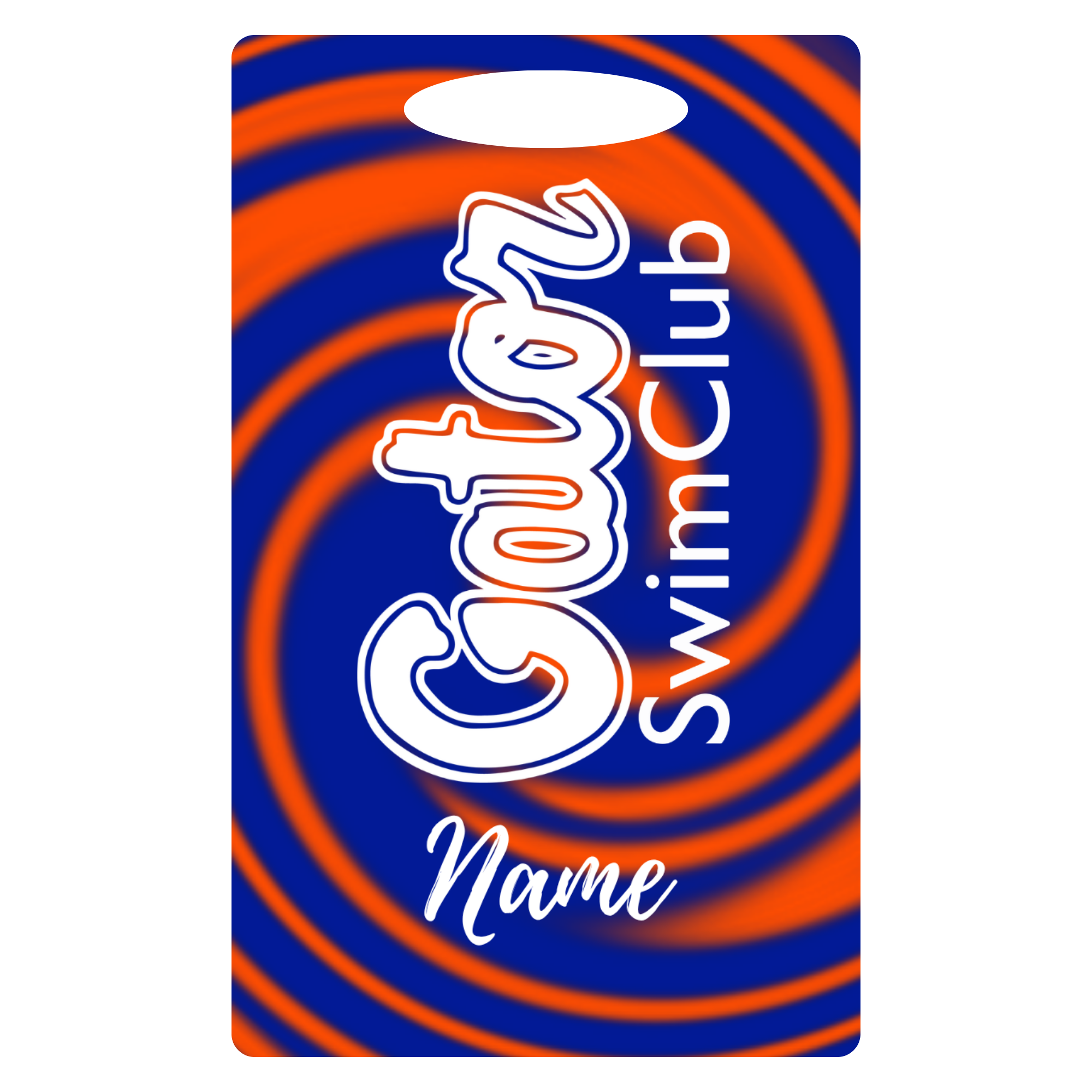 Aluminum Bag Tag (Customized) - Gator Swim Club