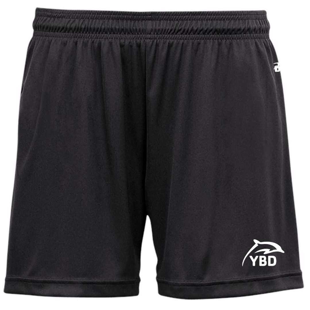Unisex B-Core 5" Pocketed Shorts (Customized) - Y Blue Dolphins