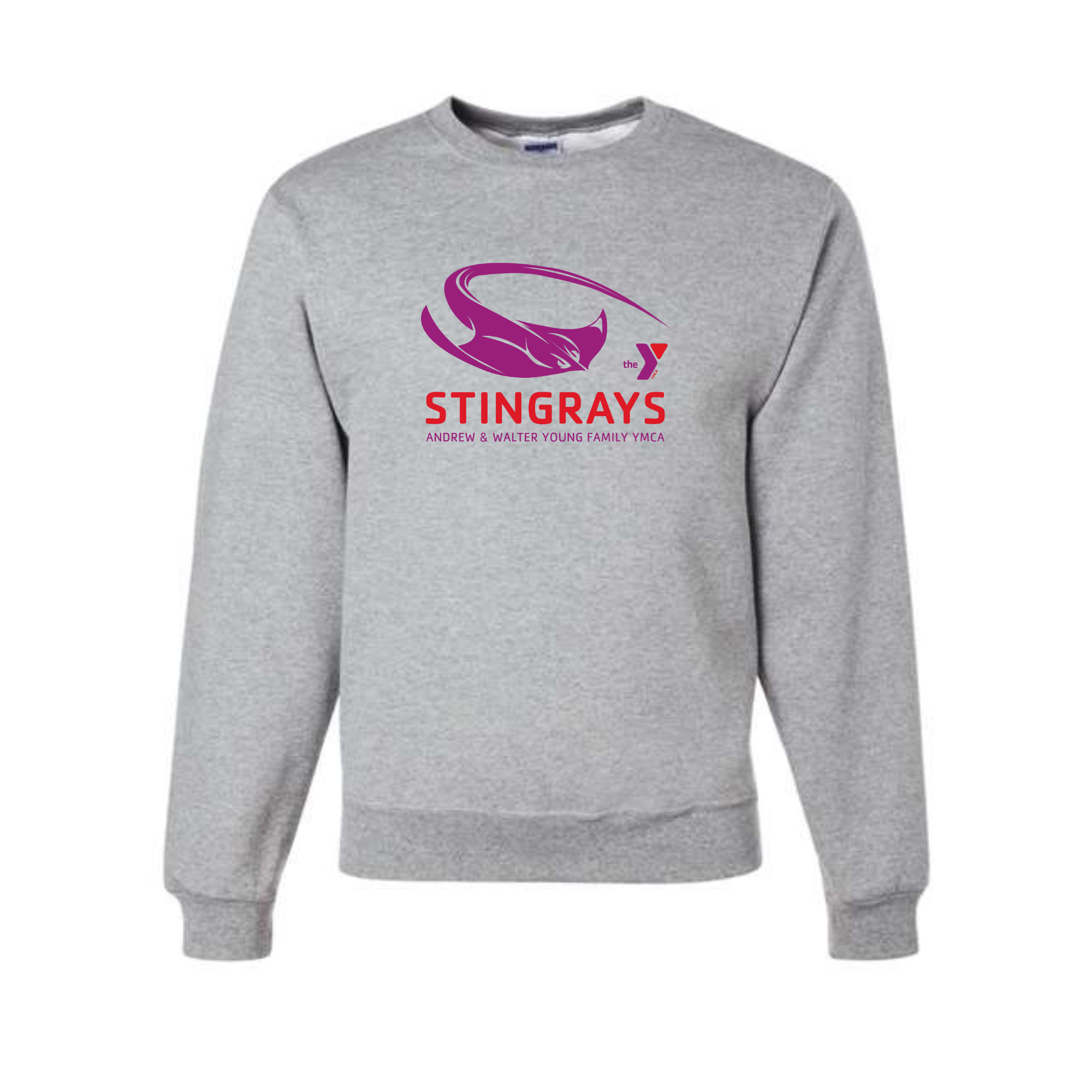 Fleece Crew Neck Sweatshirt (Customized) - Andrew and Walter Young YMCA