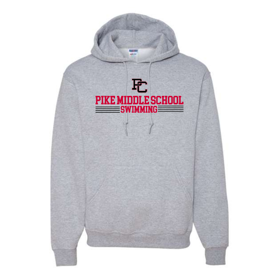 Medium Weight Unisex Hooded Sweatshirt (Customized) - Pike Middle