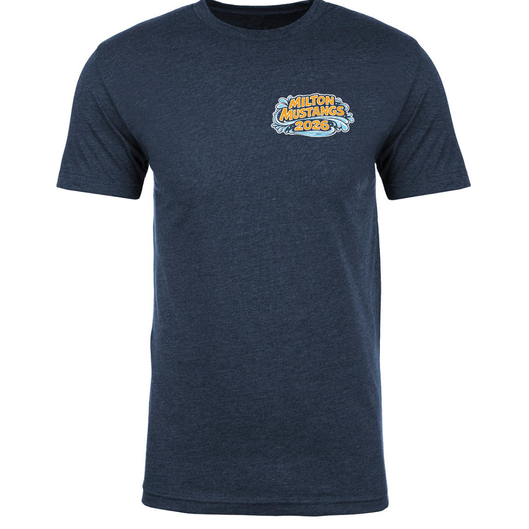 Short Sleeve T-Shirt (Customized) - Milton Mustangs 2026 Team Shirt