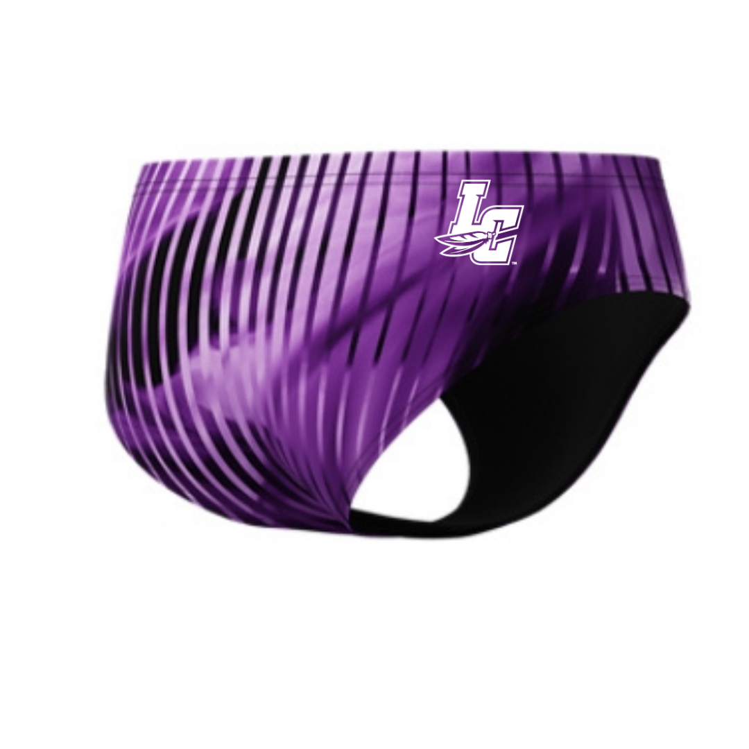 Speedo Endurasoft Linear Lava Brief (Heat Press) - Lumpkin County HS