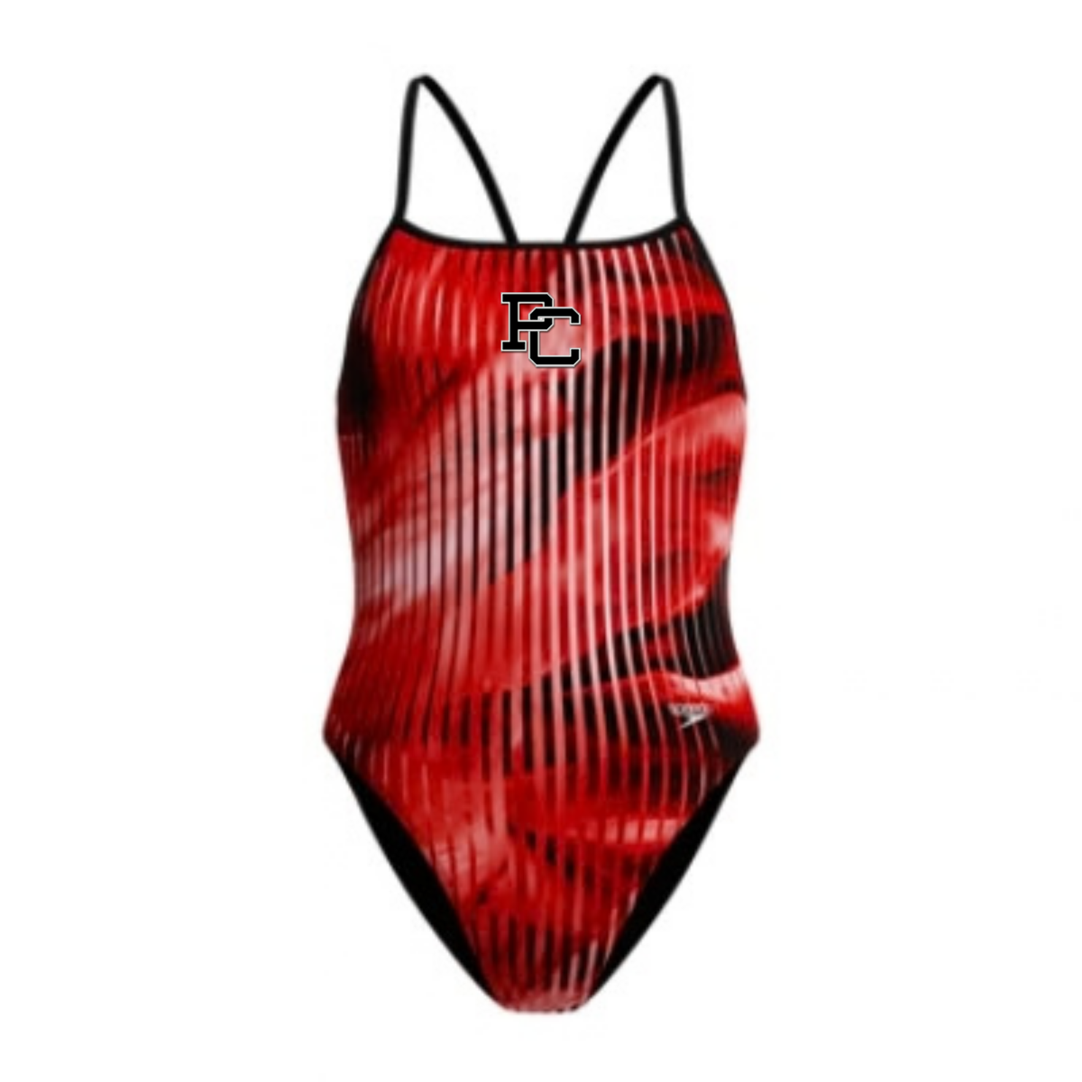 Speedo Endurasoft Linear Lava Turnback (Heat Press) - Pike Middle School