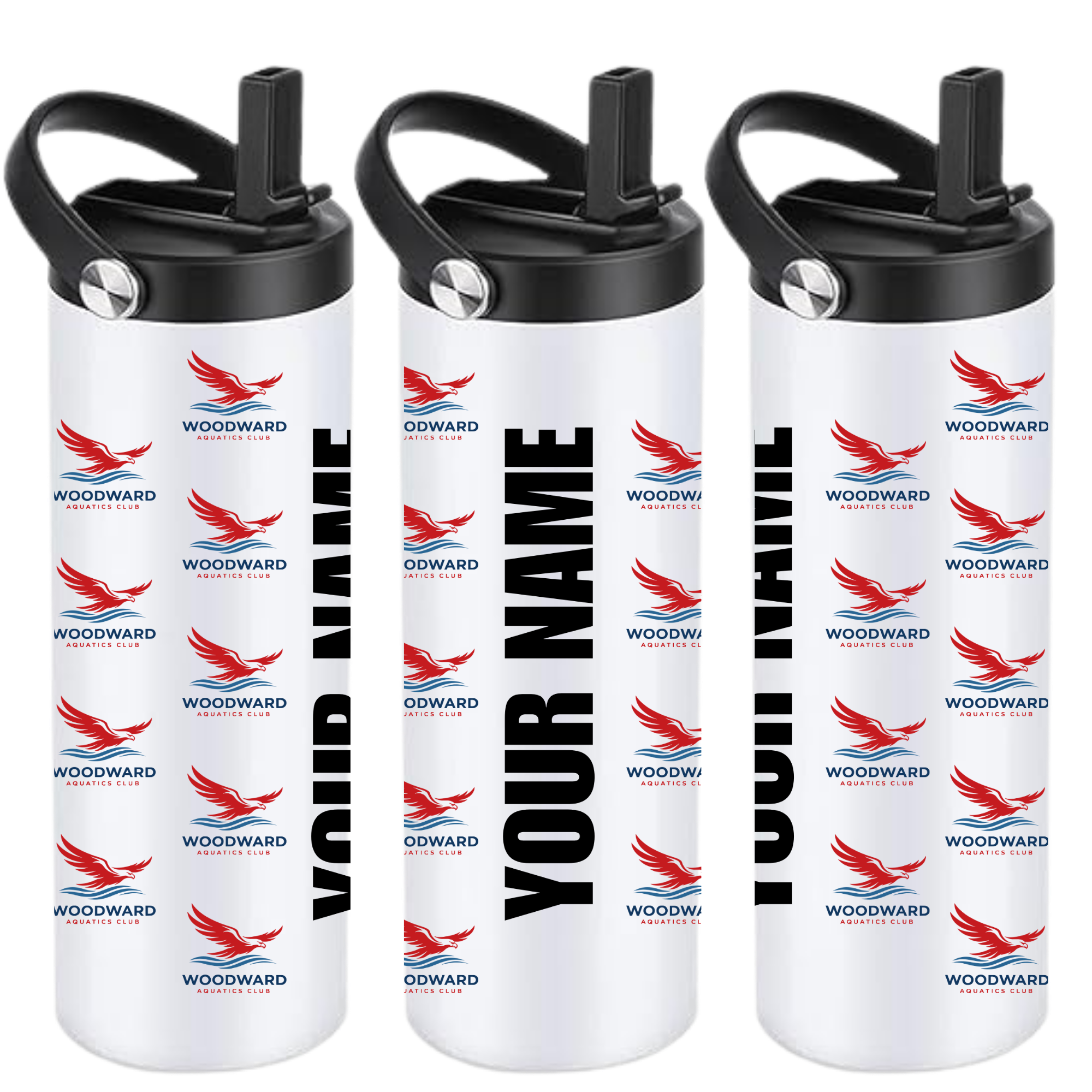 Personalized Insulated Sports Bottle 20oz (Customized) - Woodward Aquatics Club