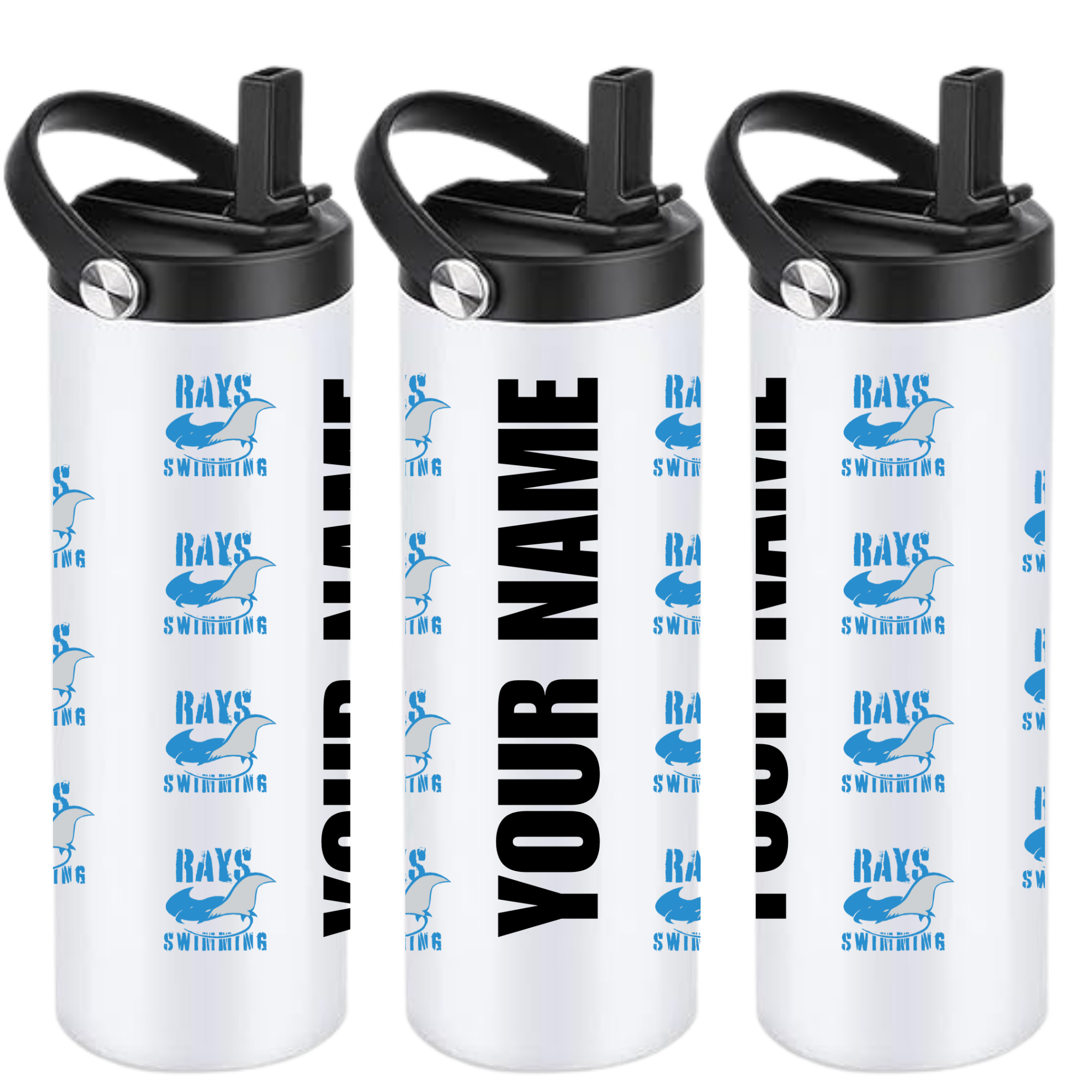 Personalized Insulated Sports Bottle 20oz (Customized) - Rivergreen Rays