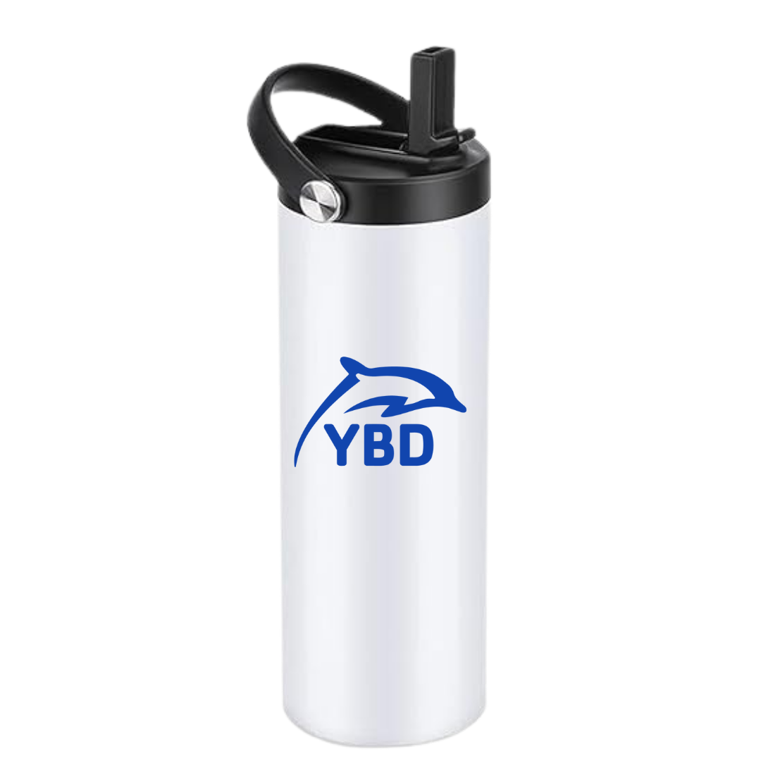 Insulated Sports Bottle 20oz (Customized) - Y Blue Dolphins