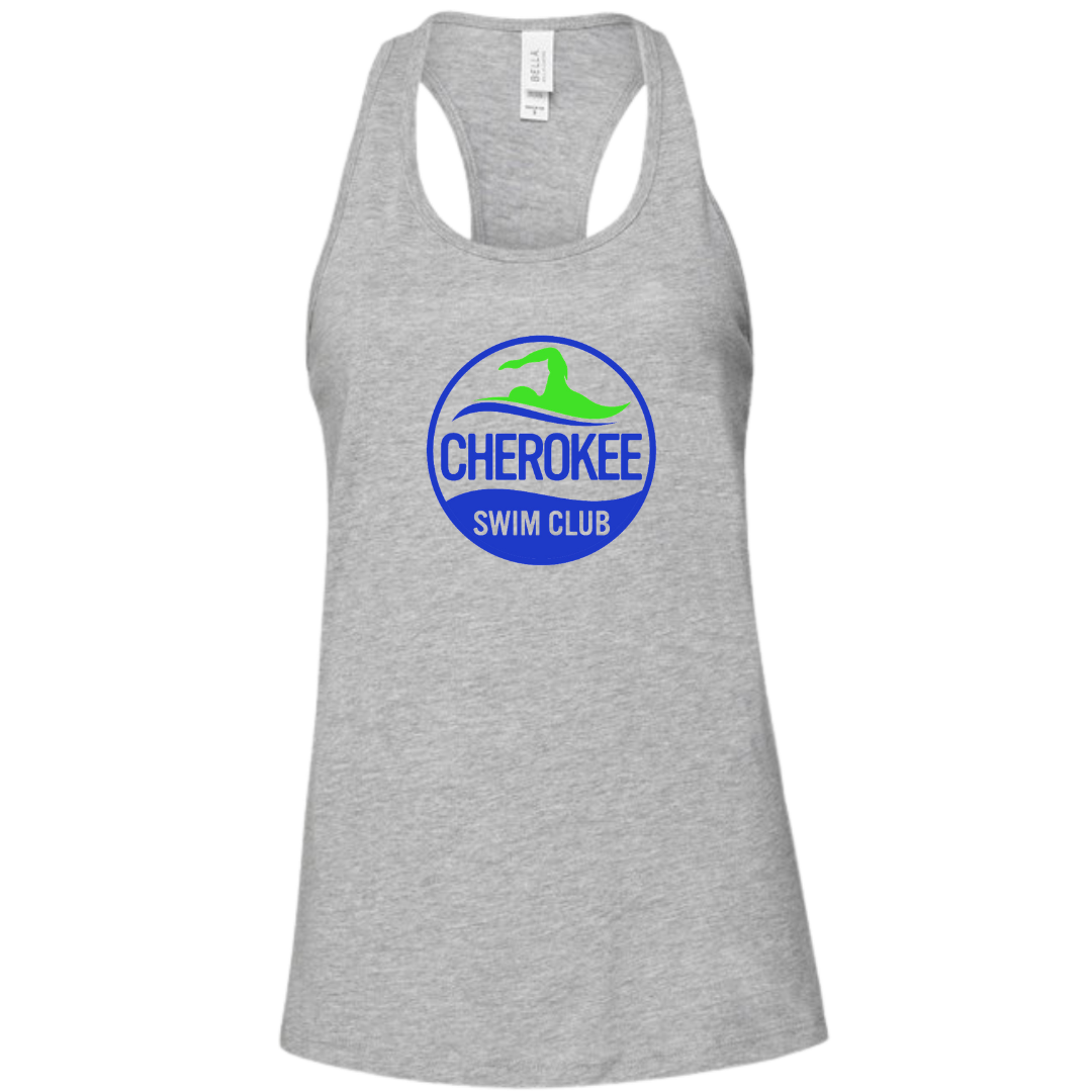 Ladies' Racerback Flowy Tank (Customized) - Cherokee Swim Club