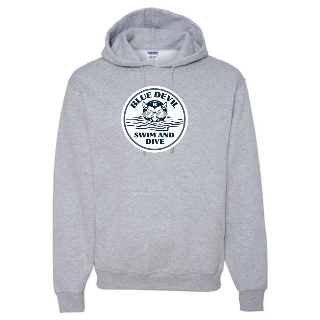 Medium Weight Unisex Hooded Sweatshirt (Customized) - Marietta High School