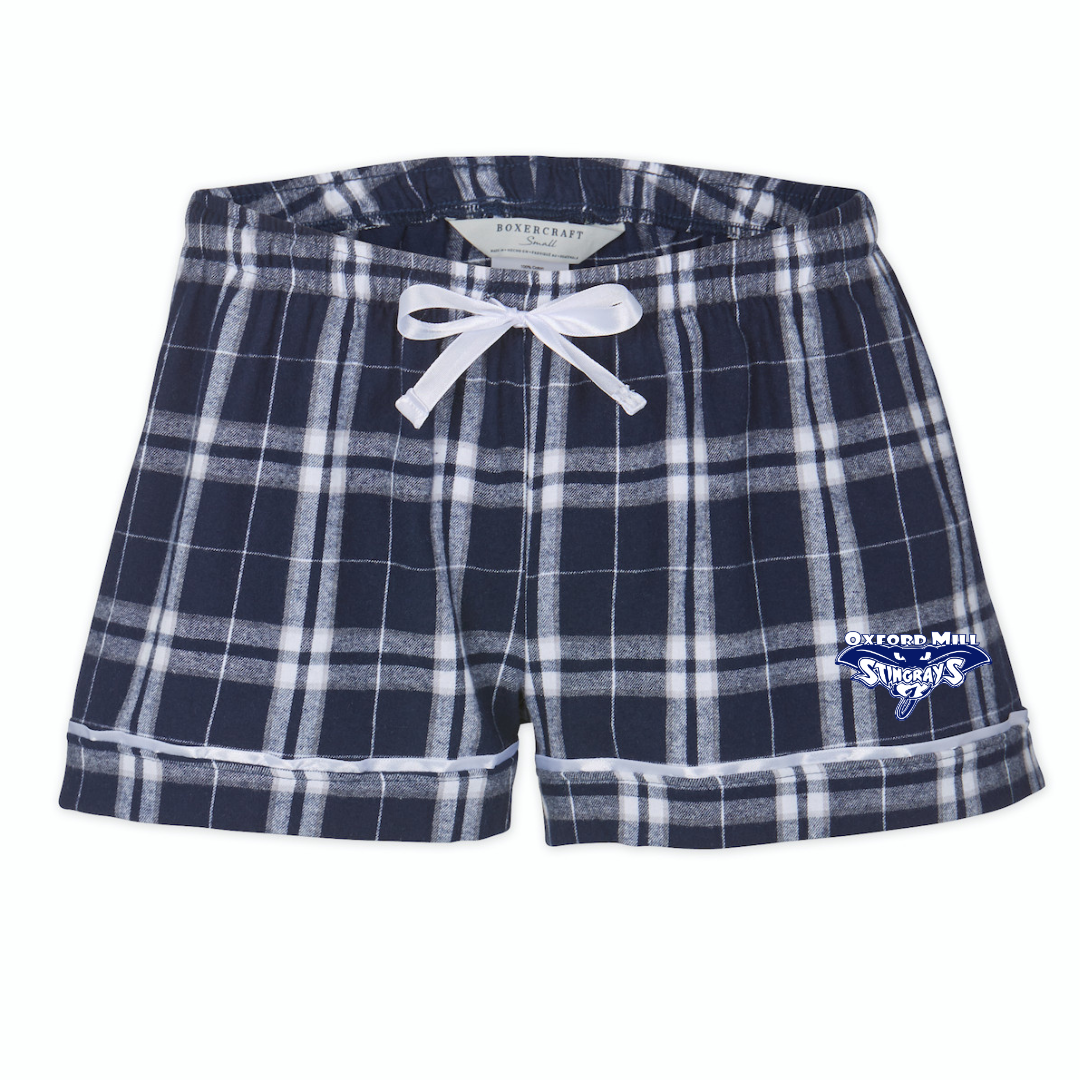 Boxercraft Women's Flannel Short (Customized) - Oxford Mill