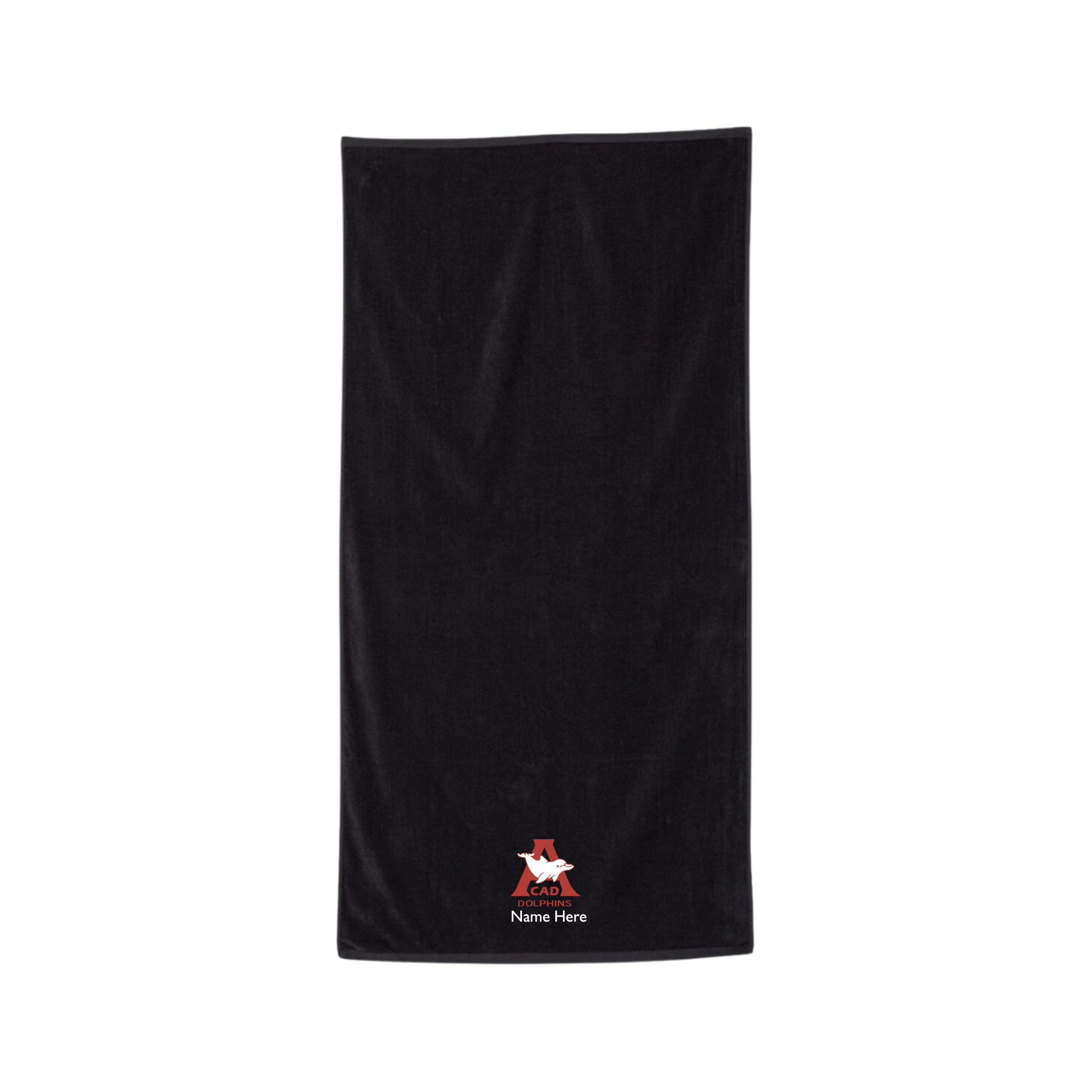 34" x 70" Velour Towel (Customized) - City of Atlanta Dolphins