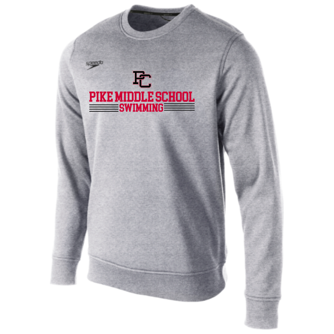 Speedo Fleece Crew Neck Sweatshirt (Customized) - Pike Middle