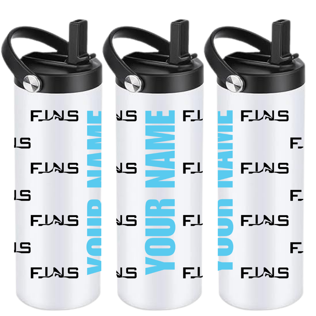 Personalized Insulated Sports Bottle 20oz (Customized) - Bluffton Fins