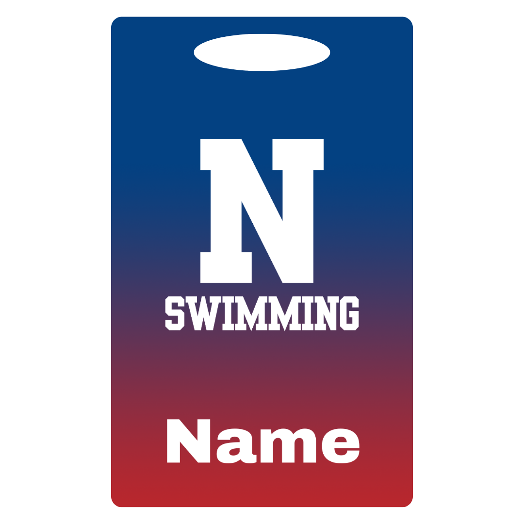 Aluminum Bag Tag (Customized) - North Meck HS