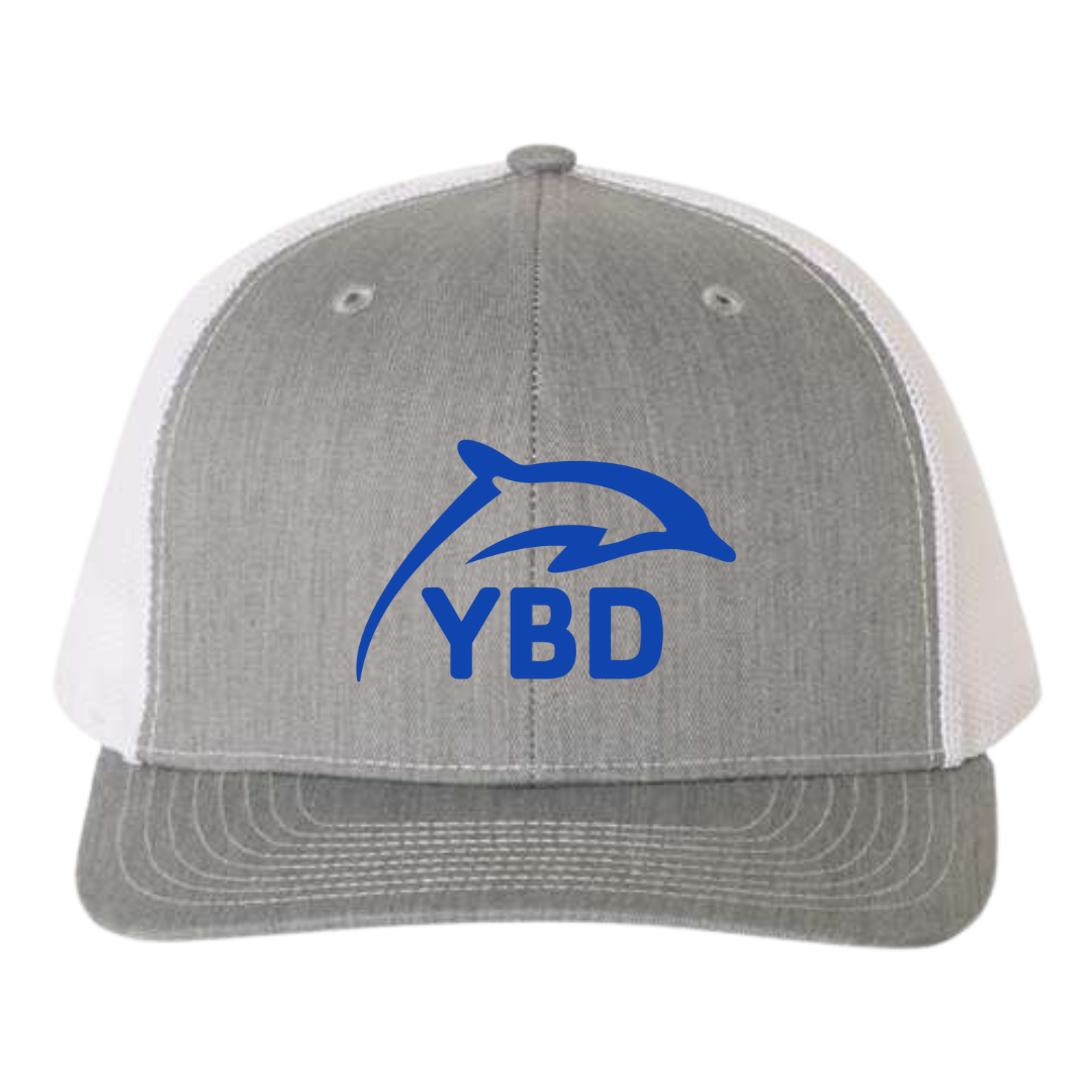 Richardson 112 Snap Back Hat (Customized) - Y Blue Dolphins
