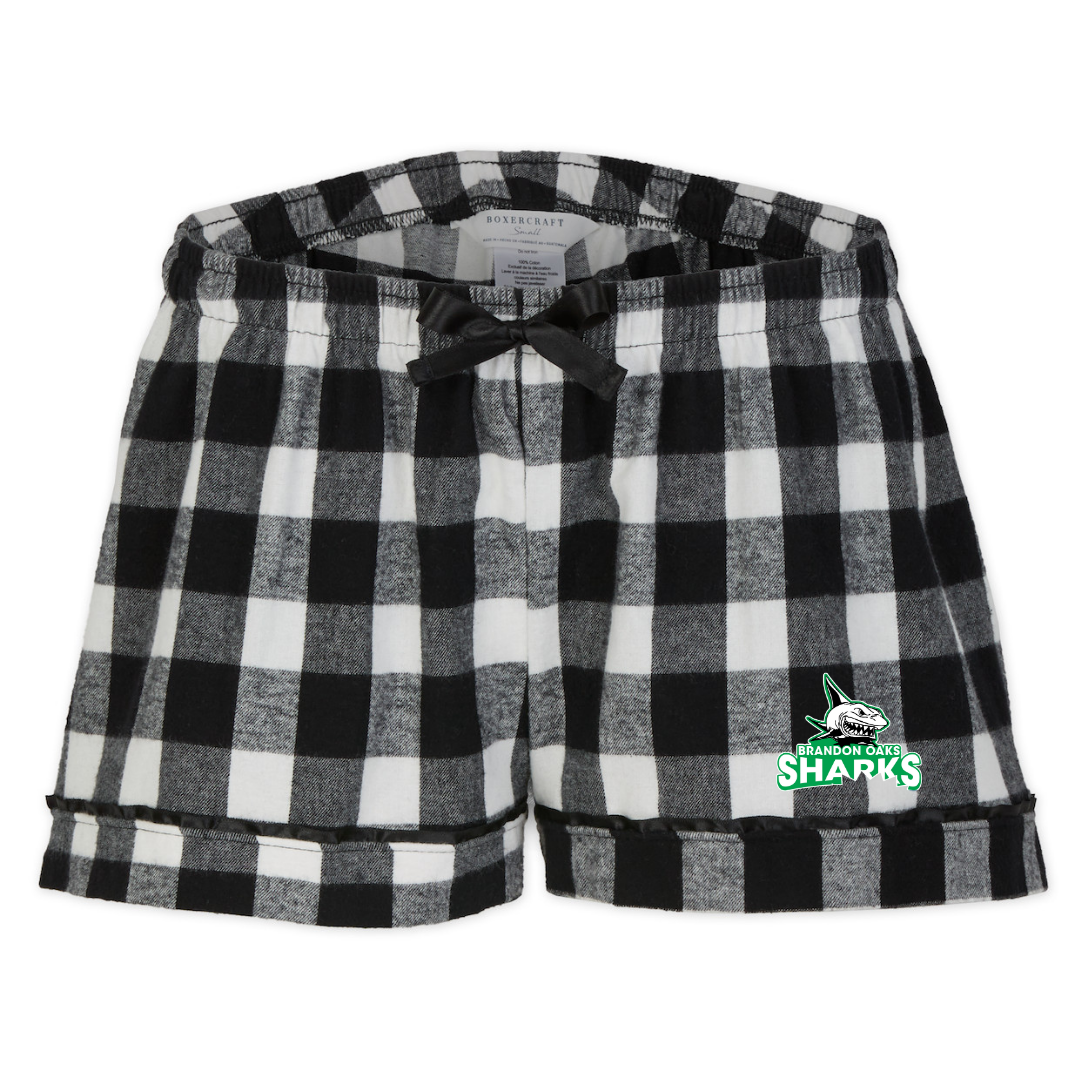 Boxercraft Women's Flannel Short (Customized) - Brandon Oaks