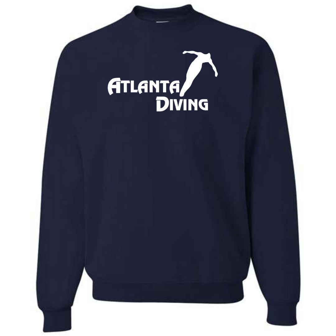 Fleece Crew Neck Sweatshirt (Customized) - Atlanta Diving