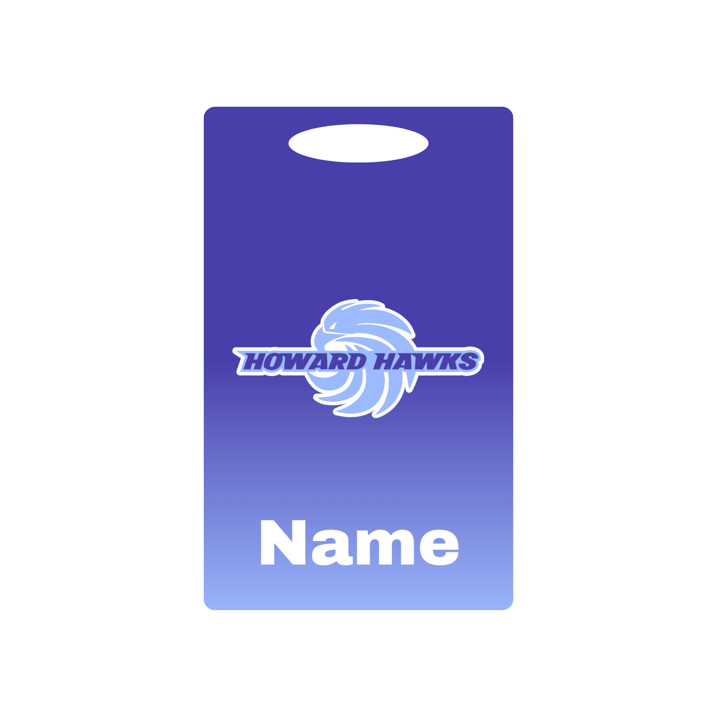 Aluminum Bag Tag (Customized) - The Howard School