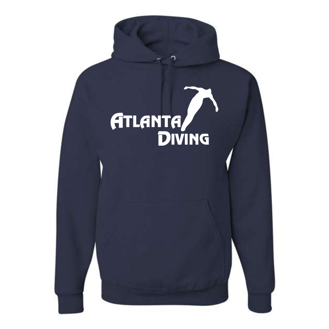 Medium Weight Unisex Hooded Sweatshirt (Customized) - Atlanta Diving