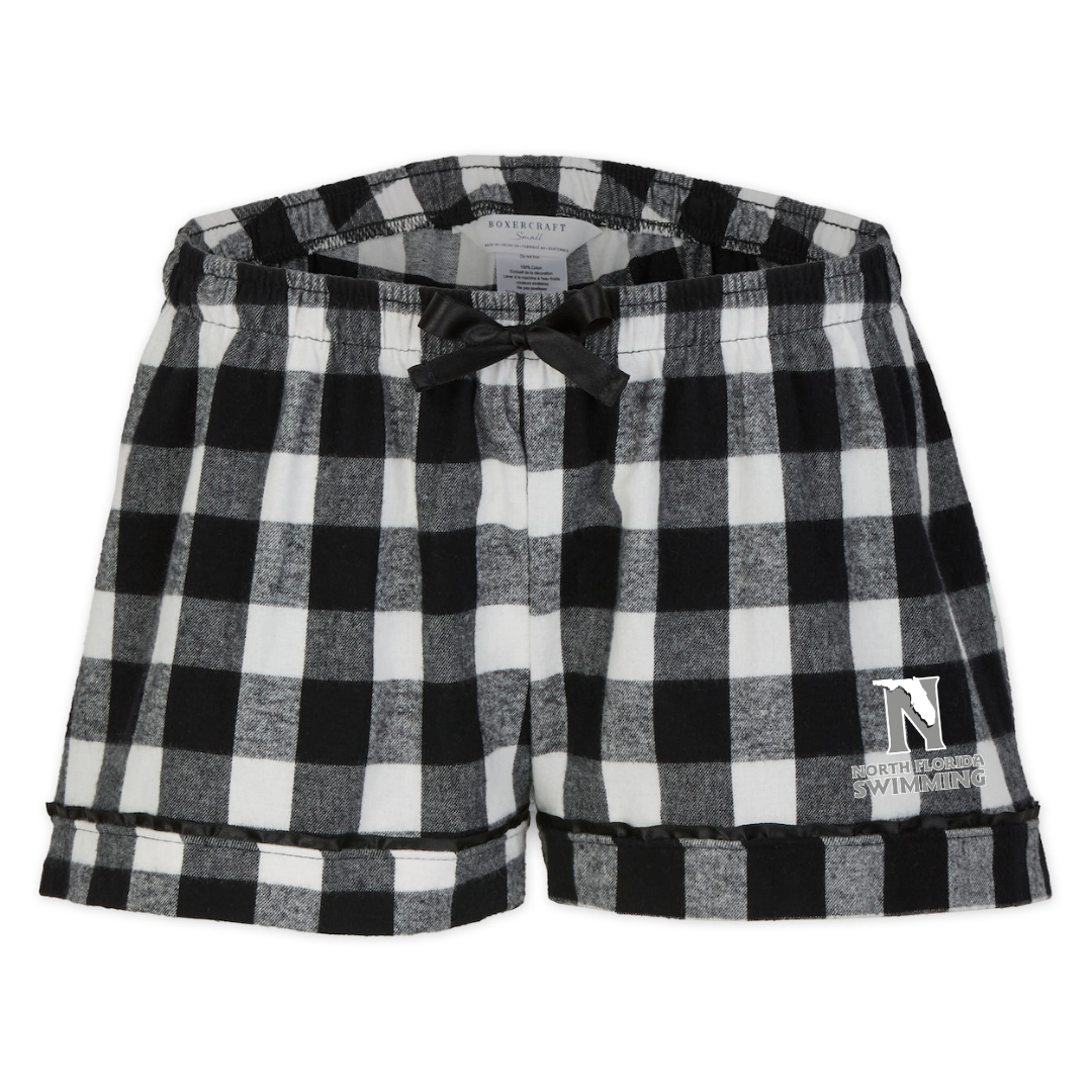 Boxercraft Women's Flannel Short (Customized) - North Florida Swimming