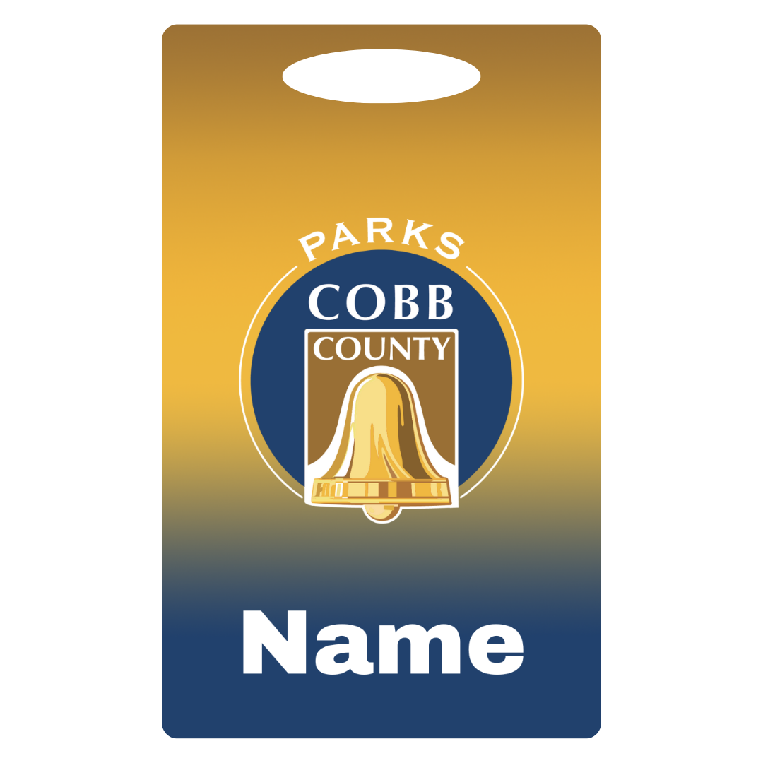 Aluminum Bag Tag (Customized) - Cobb County