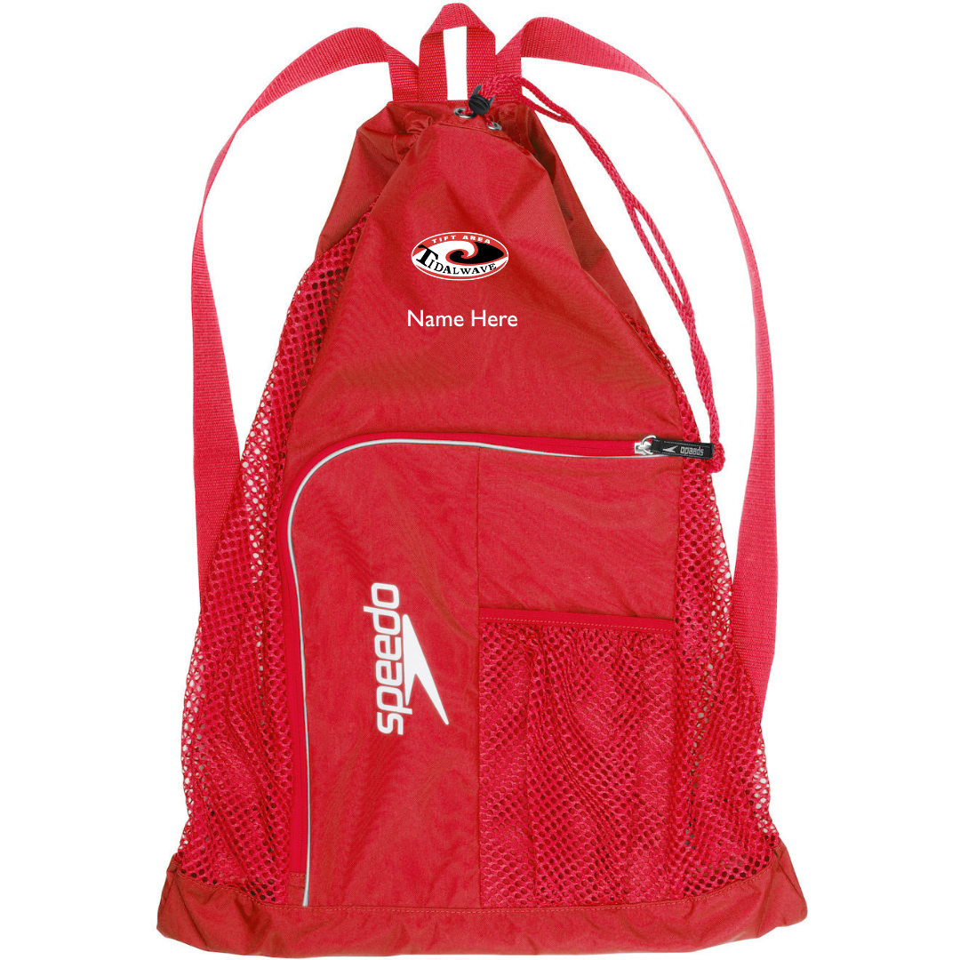 Speedo Deluxe Ventilator Backpack (Customized) - Tiftarea Tidal Waves