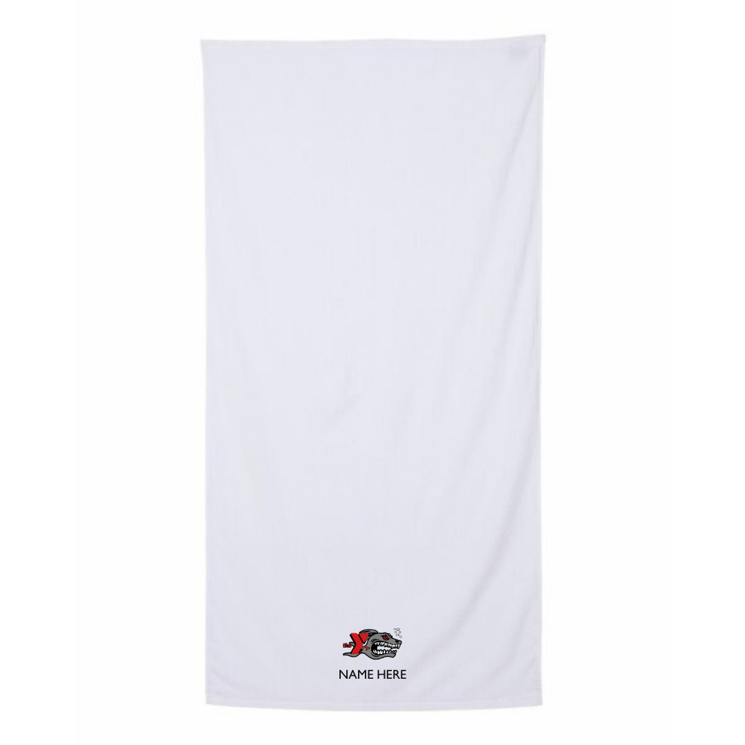34" x 70" Velour Towel (Customized) - Valdosta YMCA