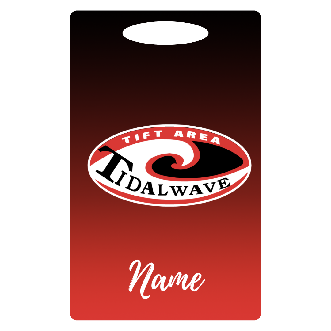 Aluminum Bag Tag (Customized) - Tiftarea Tidal Waves