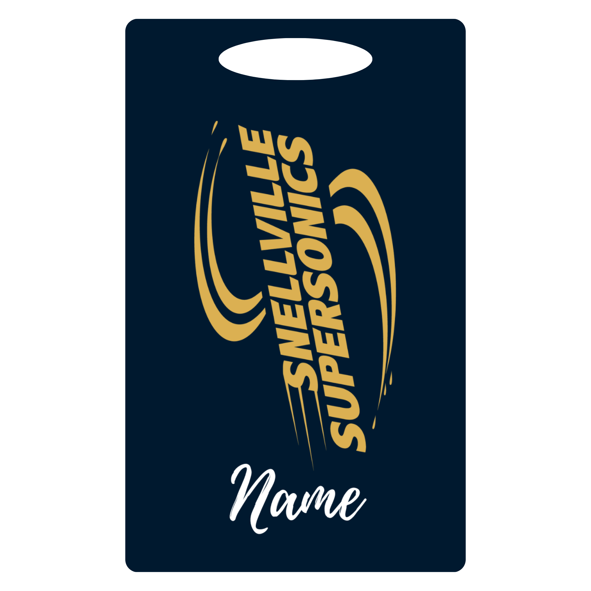 Aluminum Bag Tag (Customized) - Snellville
