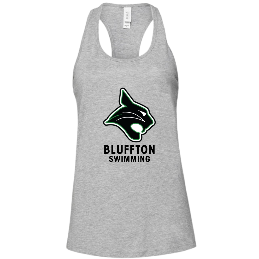 Ladies Racerback Flowy Tank (Customoized) - Bluffton HS