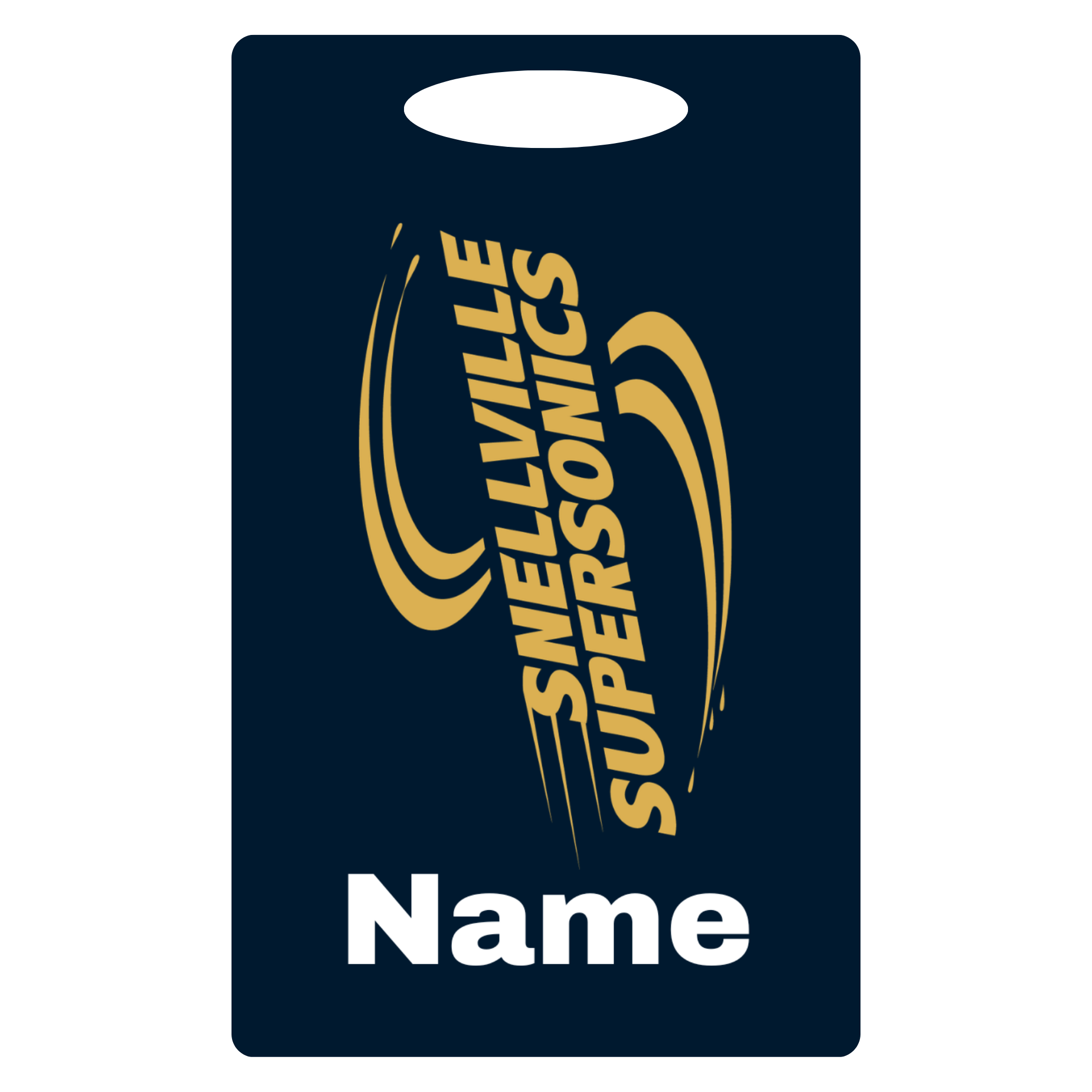 Aluminum Bag Tag (Customized) - Snellville