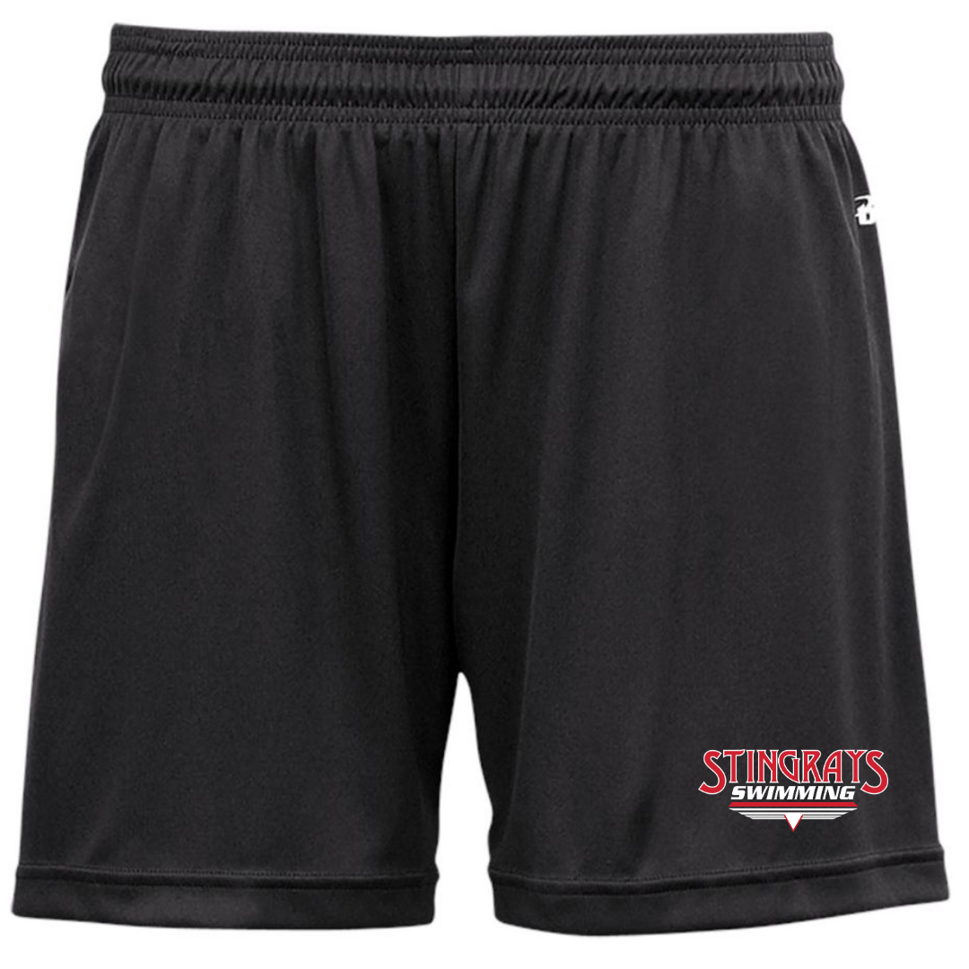 Unisex B-Core 5" Pocketed Shorts (Customized) - Stingrays Swimming
