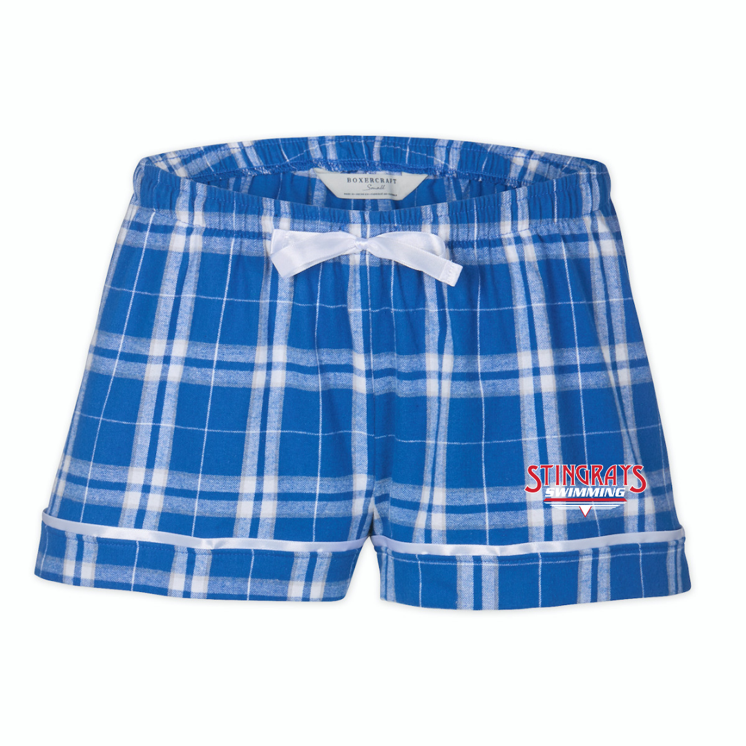 Boxercraft Women's Flannel Short (Customized) - Stingrays Swimming