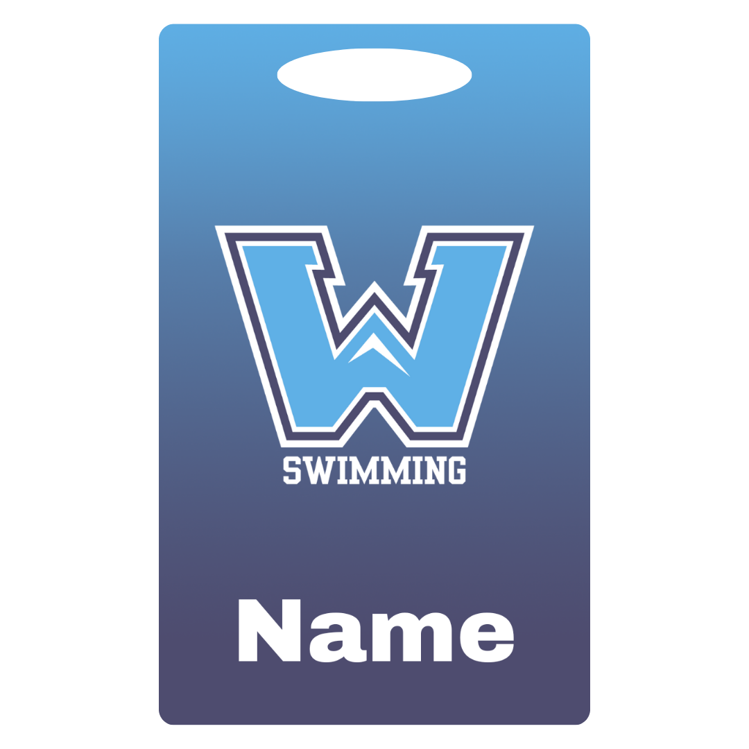 Aluminum Bag Tag (Customized) - Watauga High School