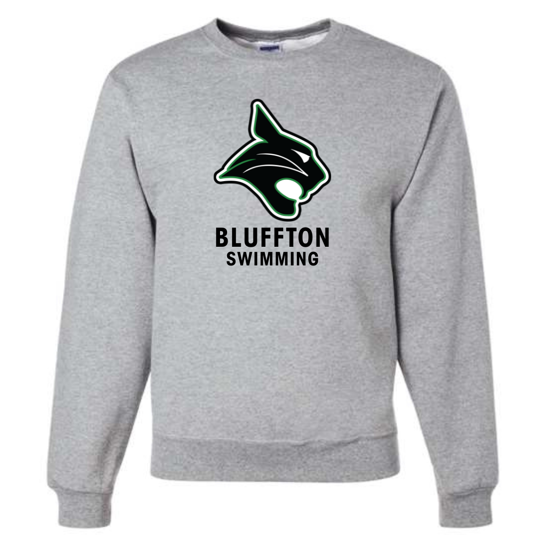 Fleece Crew Neck Sweatshirt (Customized) - Bluffton HS