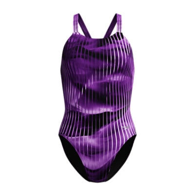 Speedo Endurasoft Linear Lava Leaderback - Lumpkin County Swim Team