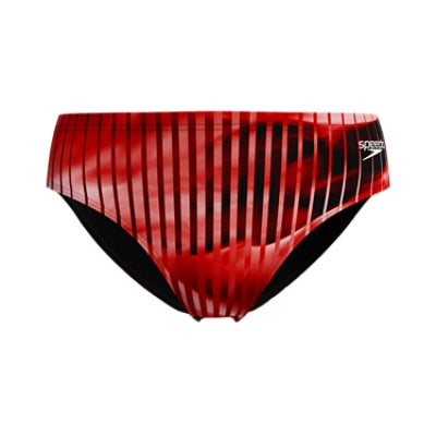 Speedo Endurasoft Linear Lava Brief - Three Chimneys