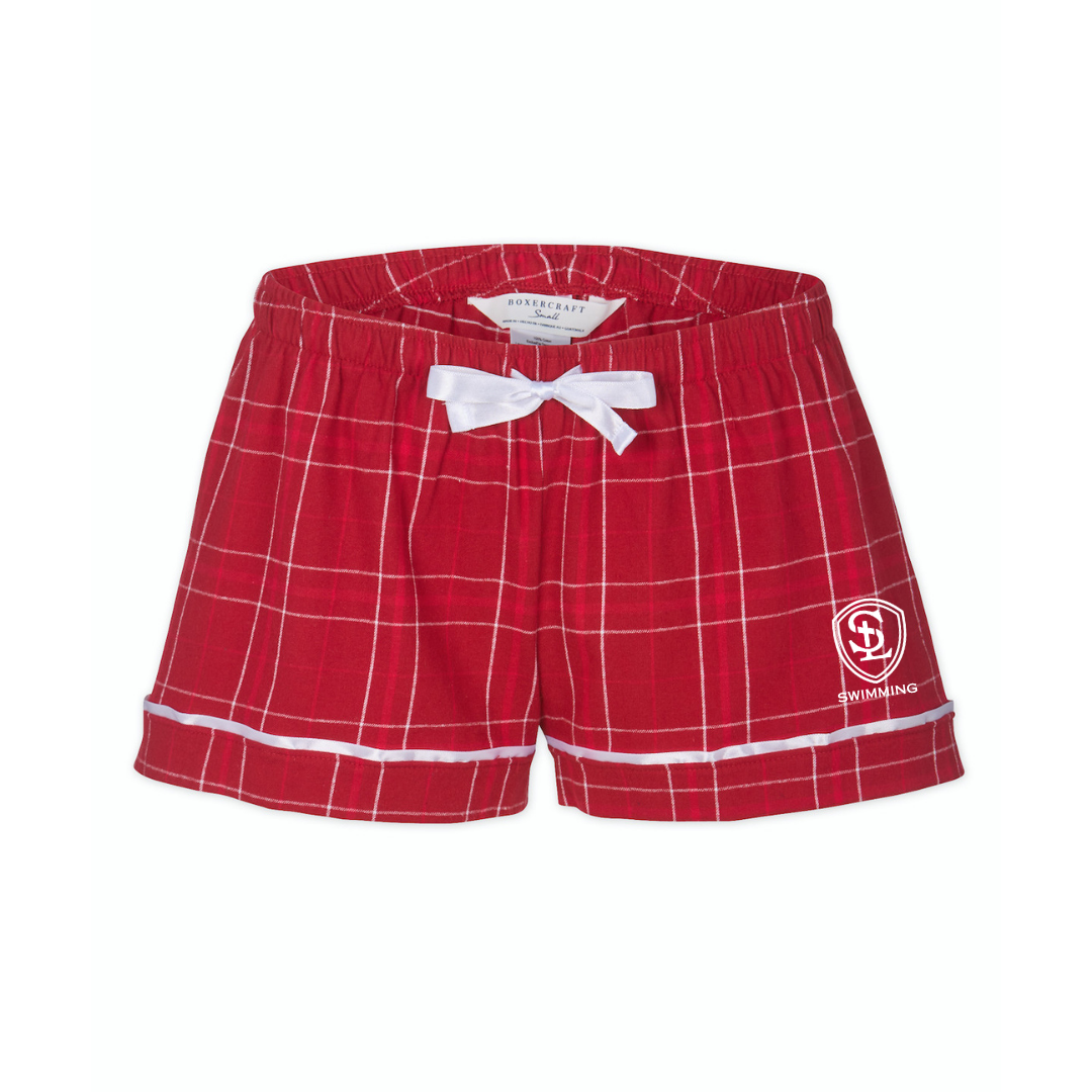 Boxercraft Women's Flannel Short (Customized) - St. Luke