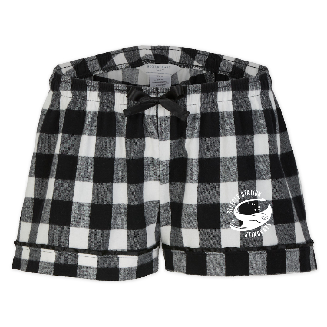 Boxercraft Women's Flannel Short (Customized) - Steeple Station