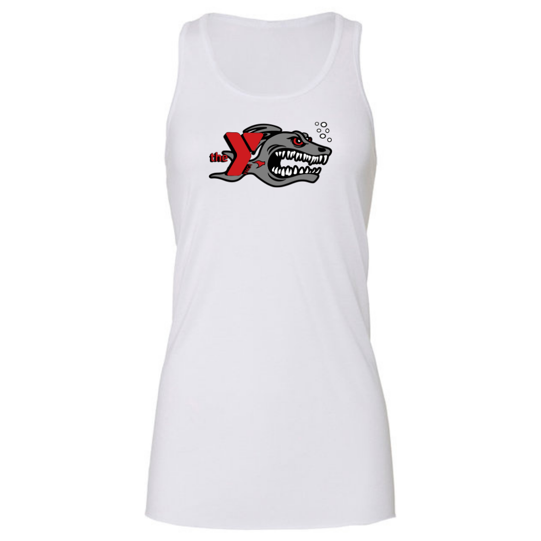 Ladies Racerback Flowy Tank (Customoized) - Valdosta YMCA