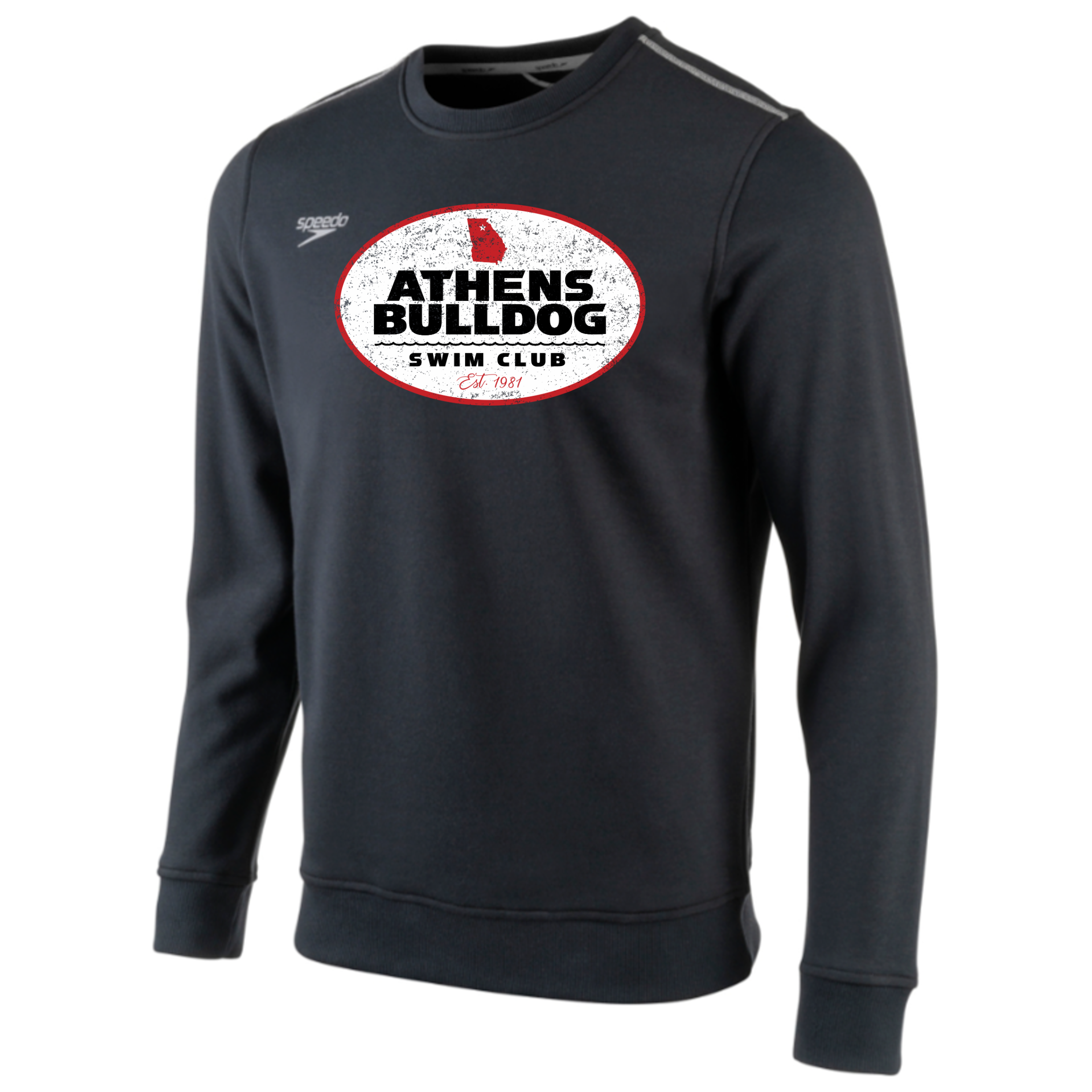 Speedo Fleece Crew Neck Sweatshirt Oval Logo (Customized) - ABSC