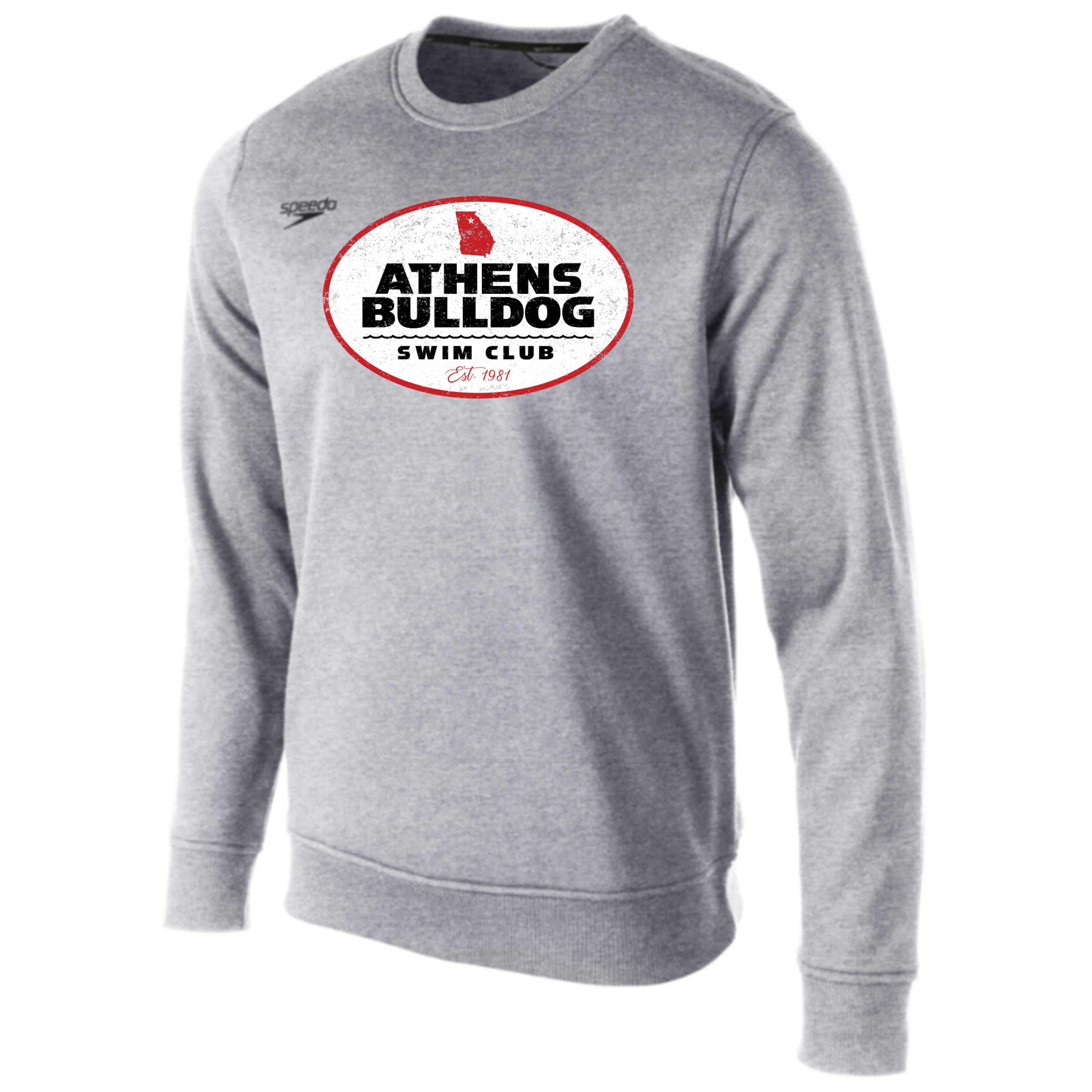 Speedo Fleece Crew Neck Sweatshirt Oval Logo (Customized) - ABSC