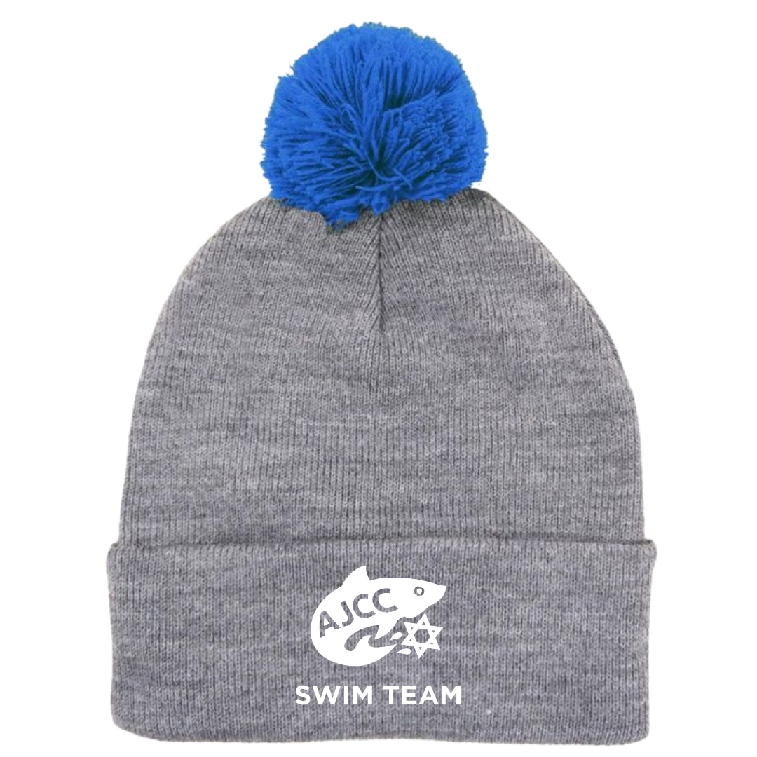 Puff Ball Beanie (Customized) - Asheville JCC